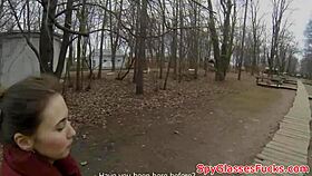 european amateur bent over for pov assfucking 😈