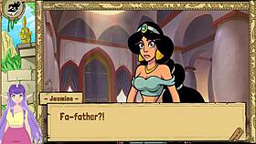 Princess jasmine gets intensely fucked in queen trainer