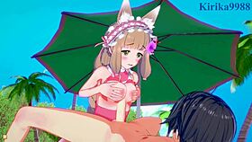 Watch Maho, Karin, and Yuuki get creampied in intense Princess Connect Re Dive hentai?