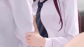 Cute Anime Character in Emotional Hentai Scene