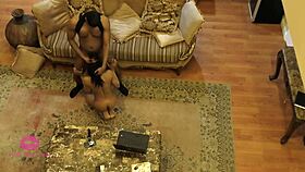 Webcam connects horny girl's deepthroat dreams.