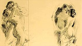 vintage erotic art collection from retro cartoons and anime hentai