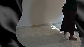 Tamil maid Sreelatha sucks owner dick while wife is away.