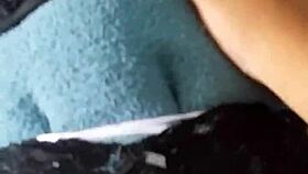 Debuting aunt's used lingerie for anal action!