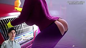 I watch my stuck step mom get used by step son in this taboo hentai game