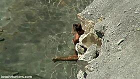 Beach Couple Feels Intense Passion During Wild Sex Session on Sand.