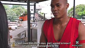 Worker with BBC Nails Me on Terrace While Husband’s Away - Mariana Martix