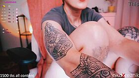 fingering my hairy pussy with pleasure 😍