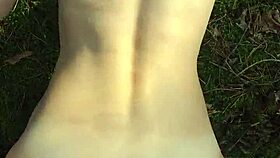 Perfect Body Girl Gets Anal Creampie Outdoor