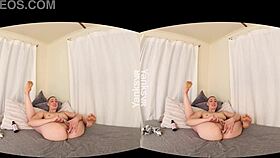 Flexible Beauty Iris Ives Uses Vibrator