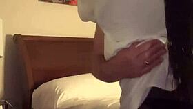 Ebony Model Dances, Then Facesits in Interracial 69, Bouncing Ass While Licking Wet Pussy.