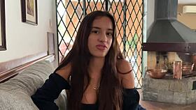 She says, 'This is my first casting, and I'm ready for that POV blowjob.'