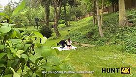 hunt4k hunter scores hot czech girlfriend in wild pov bang