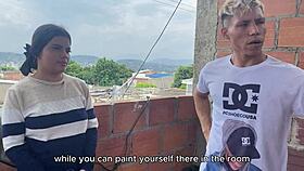 This college girl pays rent with her huge ass.