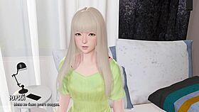 3D animated porn with a friend and his big cock