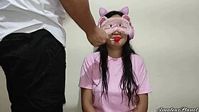 Curvy Hijastra Tricked Into Sucking Padrastro’s Hard Cock