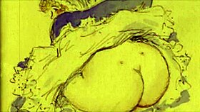 Vintage Erotic Illustration Brings Antique Anime Hentai Cartoon To Life