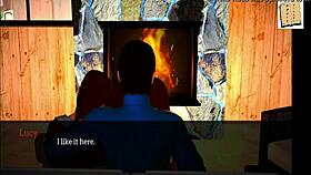 DETAILED HENTAI CARTOON FEATURING BLONDE REDHEAD WITH BIG TITS BIG ASS IN FAMILY SETTING