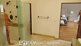 step dad seduced in shower scene