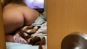 I caught my stepsister watching a gangbang video with double penetration and big asses