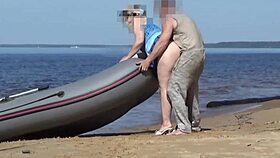 just a lady tourist chilling with the boatman