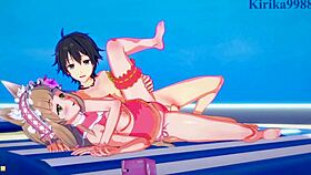 Watch Maho, Karin, and Yuuki get creampied in intense Princess Connect Re Dive hentai?