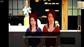 DETAILED HENTAI CARTOON FEATURING BLONDE REDHEAD WITH BIG TITS BIG ASS IN FAMILY SETTING