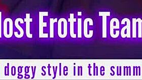 She starts with masturbation then switches to doggy style in the summer camp cottage, getting creampied.