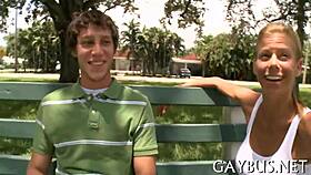 two gay studs have sex