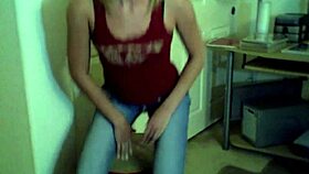 Naughty Girl Tapes Herself Teasing with Blonde Ass and Natural Tits