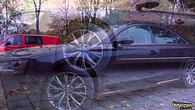 euphoric party girl ass slapped and fucked doggystyle by ancient hubby