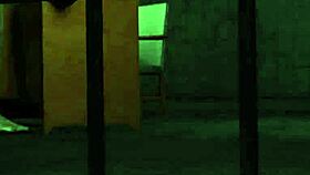 3D cartoon prisoner takes it hard in the ass from a chubby black cop.