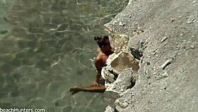 Beach Couple Feels Intense Passion During Wild Sex Session on Sand.