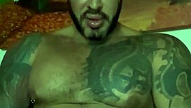 My Big Black Cock Is Horny And Dominates You, Pornstar Gay Latino Big Muscle Man Viktor Rom