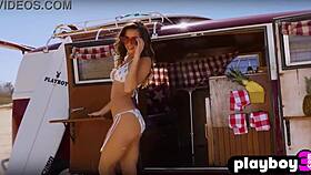 Hot milf gia ramey-gay undresses, exposing big ass and natural tits after striptease