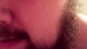 young gay chub sucks and rides dildo