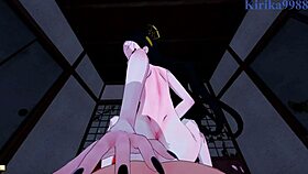 Nezuko and Daki have intense sex