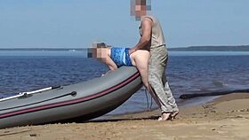 just a lady tourist chilling with the boatman