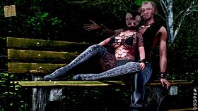 Exploring the inn in anime adventure