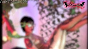 Pampering myself with massage, tits, doggystyle, and pussy in lingerie.