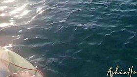 i escaped the city by jet ski just to get my tight pussy filled with cum.