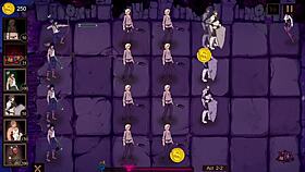 Monster girl played in hentai