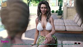 What happens in the wife and stepmother's missing erotic scenes?