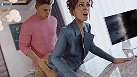 Did you smell that? Boss getting fucked by janitor in office.