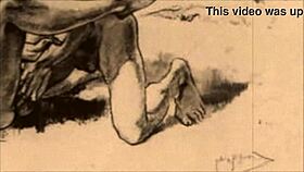 vintage cartoon art from antique anime collections