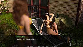 'Nursing back to pleasure,' the character says in anime hentai game part 175