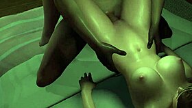 a succubus with big tits snuck up on me at night for hardcore 3d hentai sex