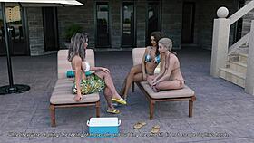 What happens in the wife and stepmother's missing erotic scenes?