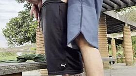 i'm watchin these lil guys fuckin in the public square right in front of everyone passin by