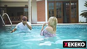 Latina with big tits spied on while changing